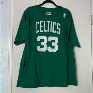 Shamrock Green Adidas NBA Larry Bird Celtics Tee